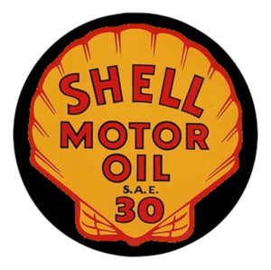 2" Shell Motor Oil Water Transfer Decal