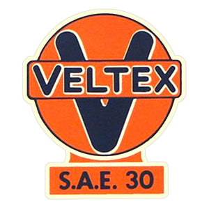 2" Veltex Motor Oil Water Transfer Decal