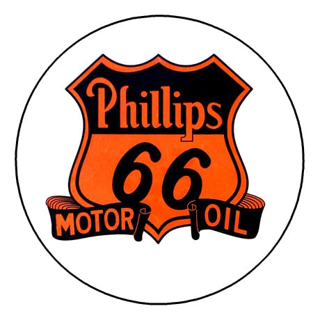 Phillips 66 Motor Oil Water Transfer Decal - 2