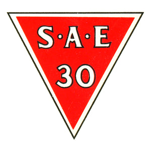 Gilmore S.A.E. 30 Water Transfer Decal