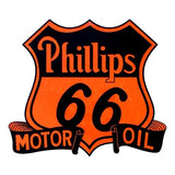 Phillips 66 Motor Oil Water Transfer Decal - 2", 7.75"
