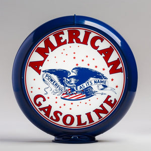 American Powerful 13.5" Gas Pump Globe with White Plastic Body