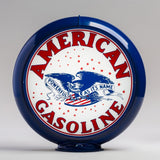 American Powerful 13.5" Gas Pump Globe with Dark Blue Plastic Body
