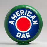 American Gas 13.5" Gas Pump Globe with Green Plastic Body