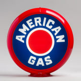 American Gas 13.5" Gas Pump Globe with Red Plastic Body