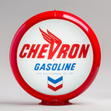 Chevron 13.5" Gas Pump Globe with Red Plastic Body