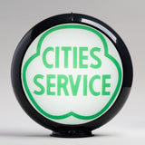 Cities Service 13.5" Gas Pump Globe with Black Plastic Body