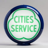 Cities Service 13.5" Gas Pump Globe with Dark Blue Plastic Body