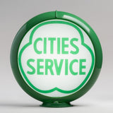 Cities Service 13.5" Gas Pump Globe with Green Plastic Body