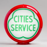 Cities Service 13.5" Gas Pump Globe with Red Plastic Body