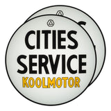 Cities Service Koolmotor 13.5" Pair of Lenses