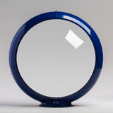 Clear 13.5" Gas Pump Globe with Dark Blue Plastic Body
