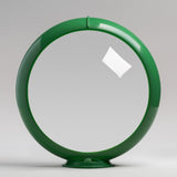 Clear 13.5" Gas Pump Globe with Green Plastic Body