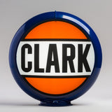 Clark 13.5" Gas Pump Globe with Dark Blue Plastic Body