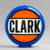 Clark 13.5" Gas Pump Globe with Light Blue Plastic Body
