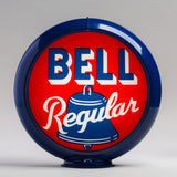 Bell Regular 13.5" Gas Pump Globe with Dark Blue Plastic Body