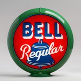 Bell Regular 13.5" Gas Pump Globe with Green Plastic Body