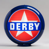 Derby 13.5" Gas Pump Globe with Dark Blue Plastic Body