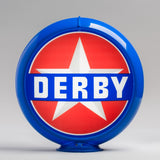 Derby 13.5" Gas Pump Globe with Light Blue Plastic Body