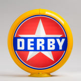 Derby 13.5" Gas Pump Globe with Yellow Plastic Body