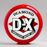 DX (Red) 13.5" Gas Pump Globe with Red Plastic Body