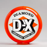 DX 13.5" Gas Pump Globe with Orange Body