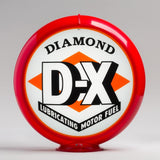 DX 13.5" Gas Pump Globe with Red Plastic Body