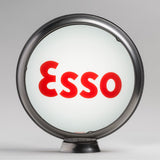 Esso Block 13.5" Gas Pump Globe with Steel Body