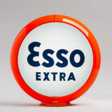 Esso Extra 13.5" Gas Pump Globe with Orange Plastic Body