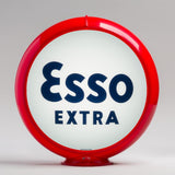 Esso Extra 13.5" Gas Pump Globe with Red Plastic Body