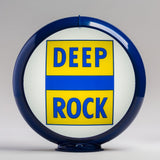 Deep Rock 13.5" Gas Pump Globe with Dark Blue Plastic Body