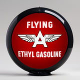 Flying A Ethyl 13.5" Gas Pump Globe with Black Plastic Body