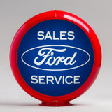 Ford Sales 13.5" Gas Pump Globe with Red Plastic Body