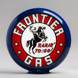 Frontier Gas 13.5" Gas Pump Globe with Dark Blue Plastic Body