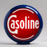 Gasoline 13.5" Gas Pump Globe with Dark Blue Plastic Body
