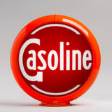 Gasoline 13.5" Gas Pump Globe with Orange Plastic Body