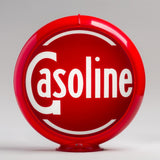 Gasoline 13.5" Gas Pump Globe with Red Plastic Body