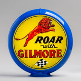 Gilmore-Roar  13.5" Gas Pump Globe with Light Blue Plastic Body