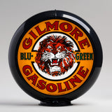 Gilmore Blu-Green 13.5" Gas Pump Globe with Black Plastic Body