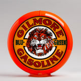 Gilmore Blu-Green 13.5" Gas Pump Globe with Orange Plastic Body