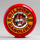 Gilmore Blu-Green 13.5" Gas Pump Globe with Red Plastic Body