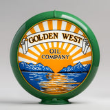 Golden West Oil 13.5" Gas Pump Globe with Green Plastic Body