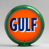 Gulf 13.5" Gas Pump Globe with Green Plastic Body