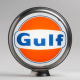 Gulf 1960 Logo 13.5" Gas Pump Globe with Steel Body