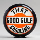That Good Gulf 13.5" Gas Pump Globe with Black Plastic Body