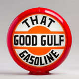 That Good Gulf 13.5" Gas Pump Globe with Red Plastic Body