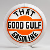 That Good Gulf 13.5" Gas Pump Globe with White Plastic Body