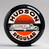 Hudson 13.5" Gas Pump Globe with Black Plastic Body