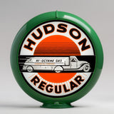 Hudson 13.5" Gas Pump Globe with Green Plastic Body