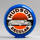 Hudson 13.5" Gas Pump Globe with Light Blue Plastic Body